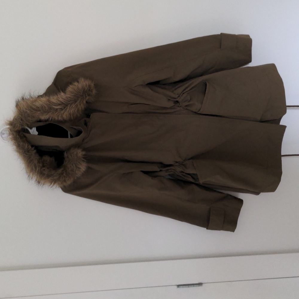 Loft Fur Hooded Anorak - L